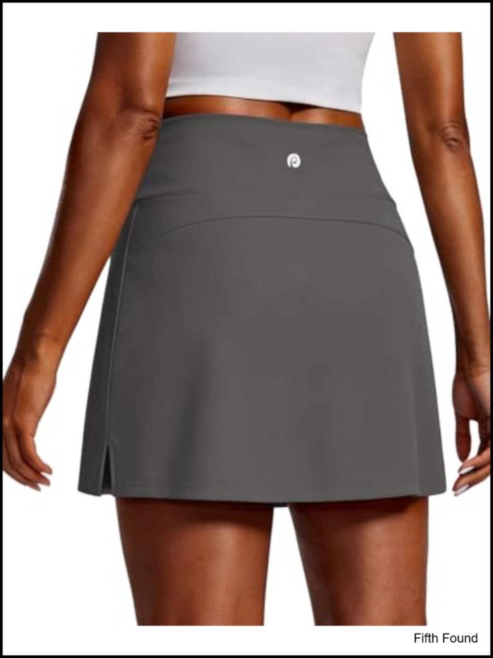 PINSPARK Golf Skirt High Waisted Tennis Skort 2 Pockets 16in